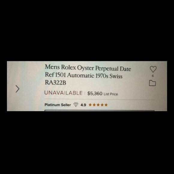 Rolex Men'sOyster Perpetual Date Ref 1501Vintage Automatic 1970s Swiss-Excellent - Picture 4 of 16